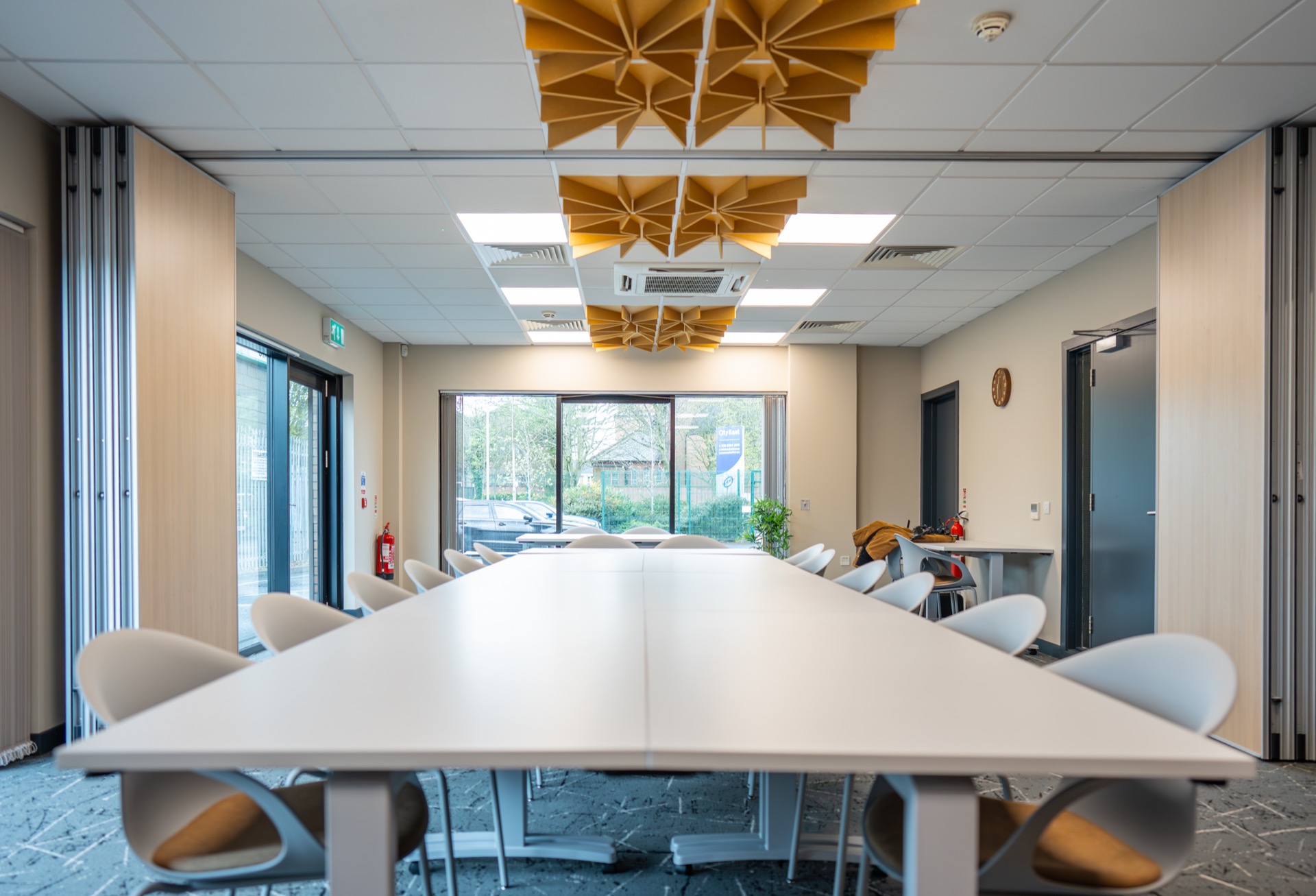 Empty room wide angle