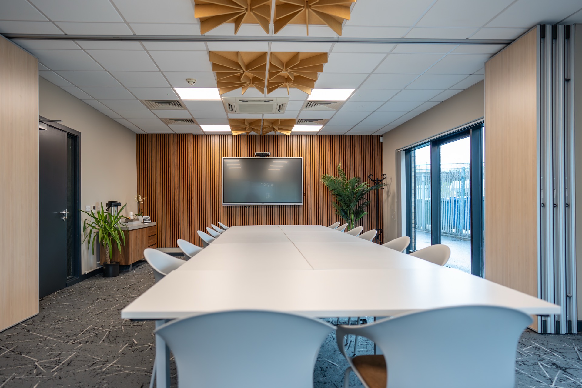 Empty conference room